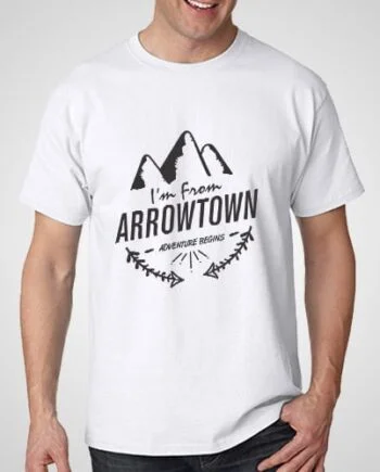 I m From Queenstown Printed T Shirt Cool Tees NZ