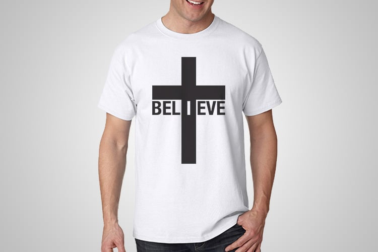 Believe Printed T-Shirt - Cool Tees NZ