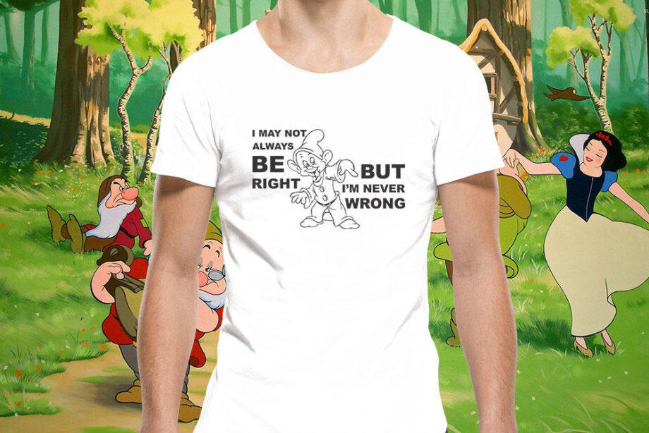 Never Wrong Printed T-Shirt