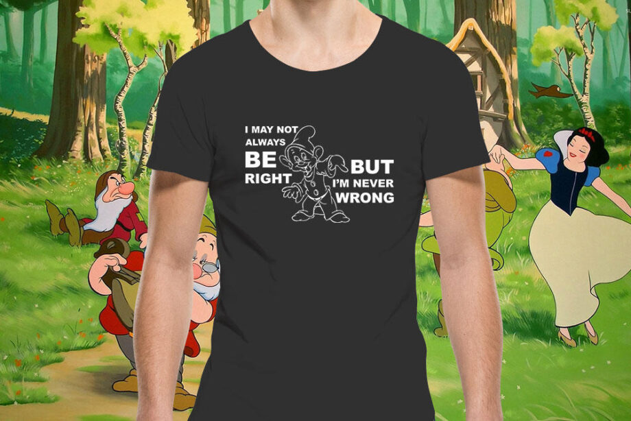 Never Wrong Printed T-Shirt