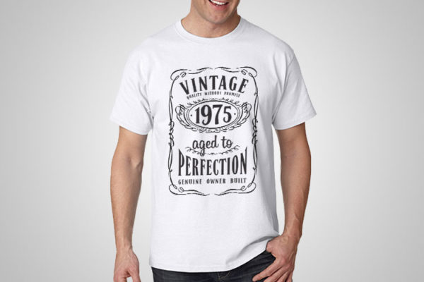 Aged To Perfection Printed T-Shirt | Vintage T-Shirts | Age Appropriate ...