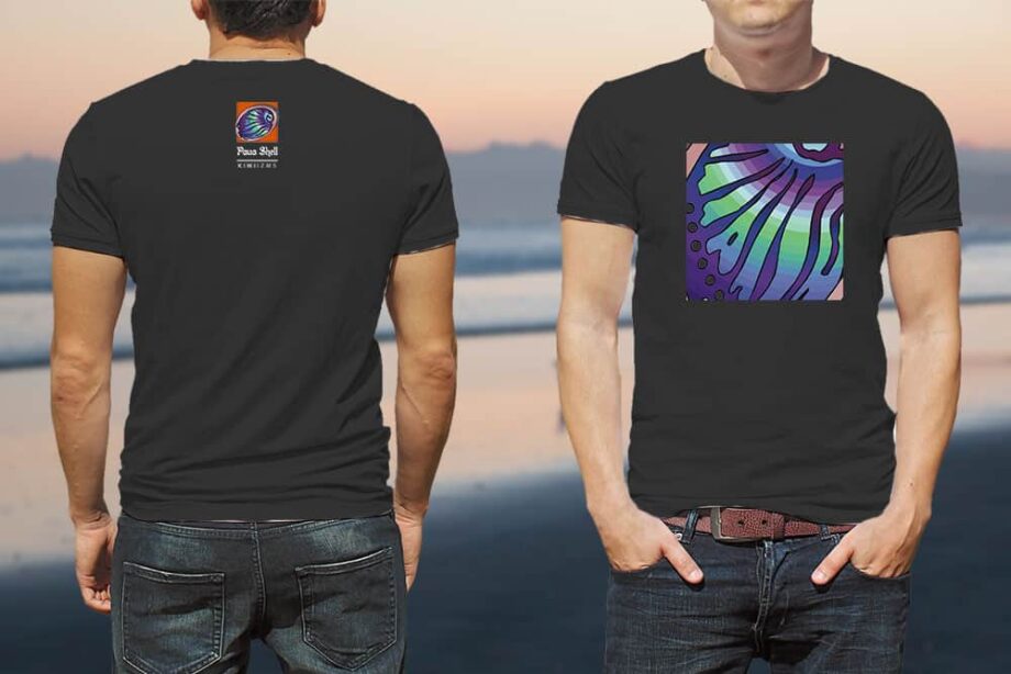 Paua Shell Kiwiizms Printed T-Shirt