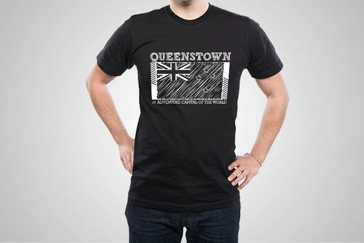 NZ Town Slogans Printed T Shirt Kiwiana T Shirts Cool Tees NZ