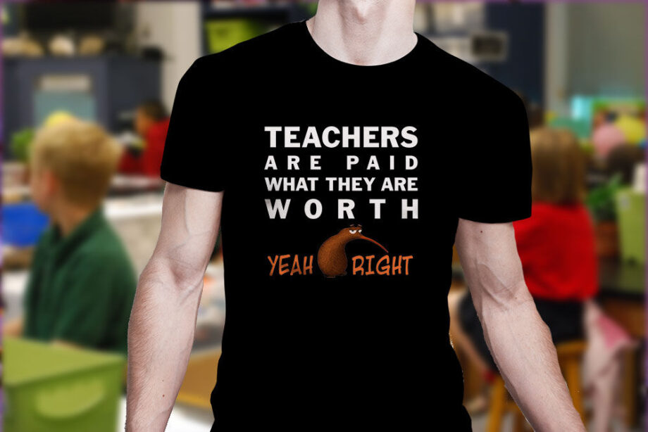 Teachers are paid what they are worth t-shirt