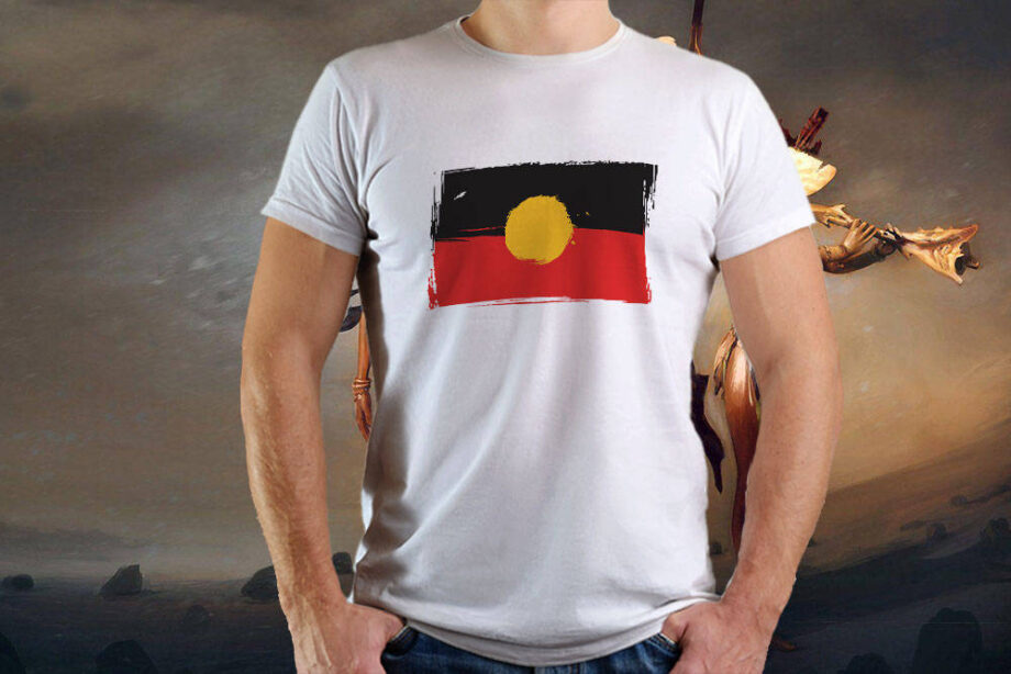 Aboriginal Grunge Flag T-Shirt