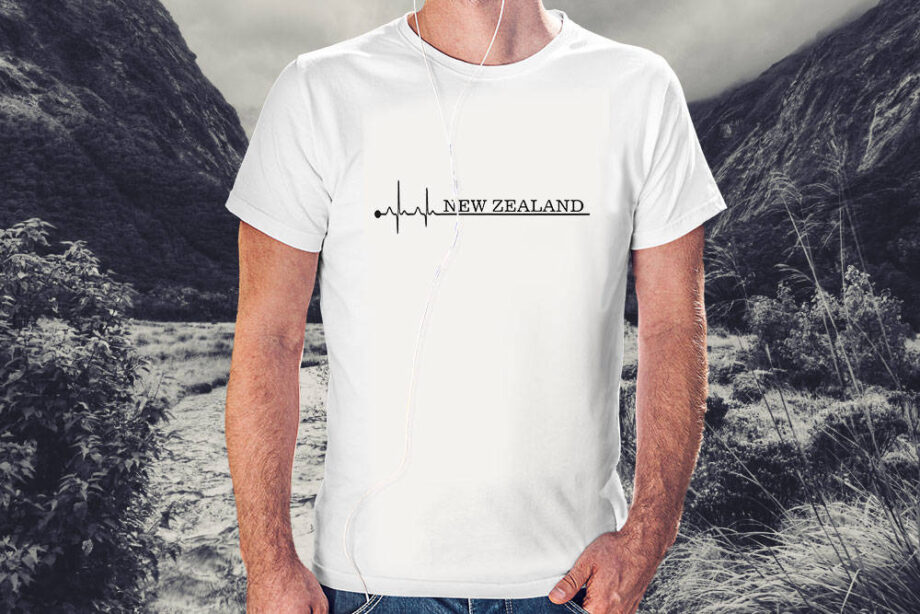 New Zealand Heartbeat T-Shirt