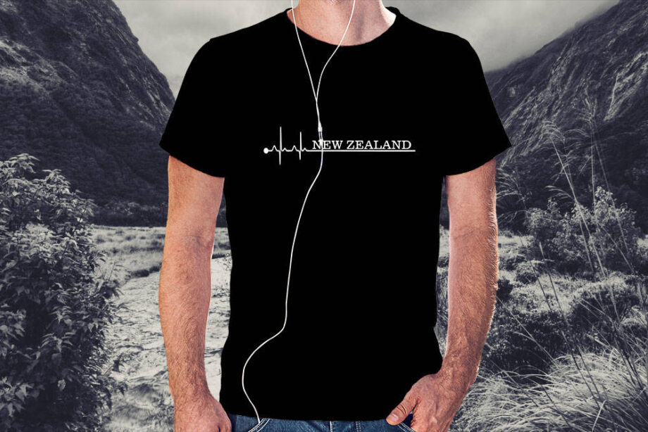 New Zealand Heartbeat T-Shirt