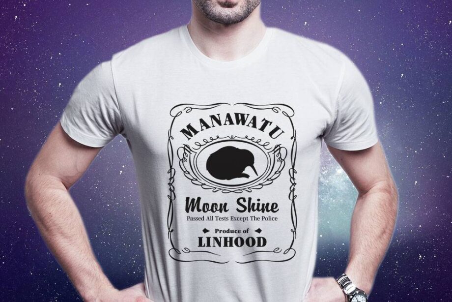 Manawatu Moon Shine Printed T-Shirt