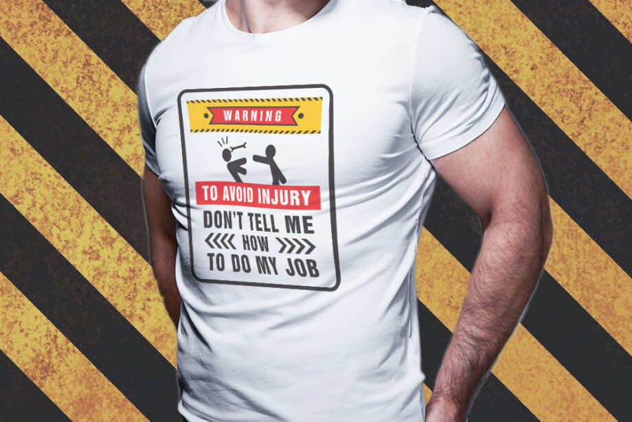 Warning Avoid Injury T-Shirt