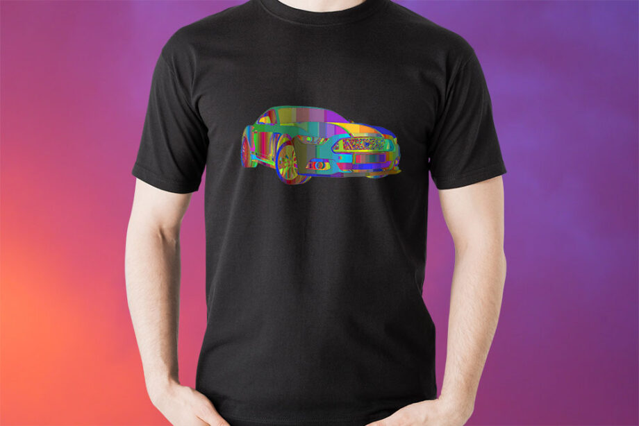 Psychedelic Cool Car T-Shirt