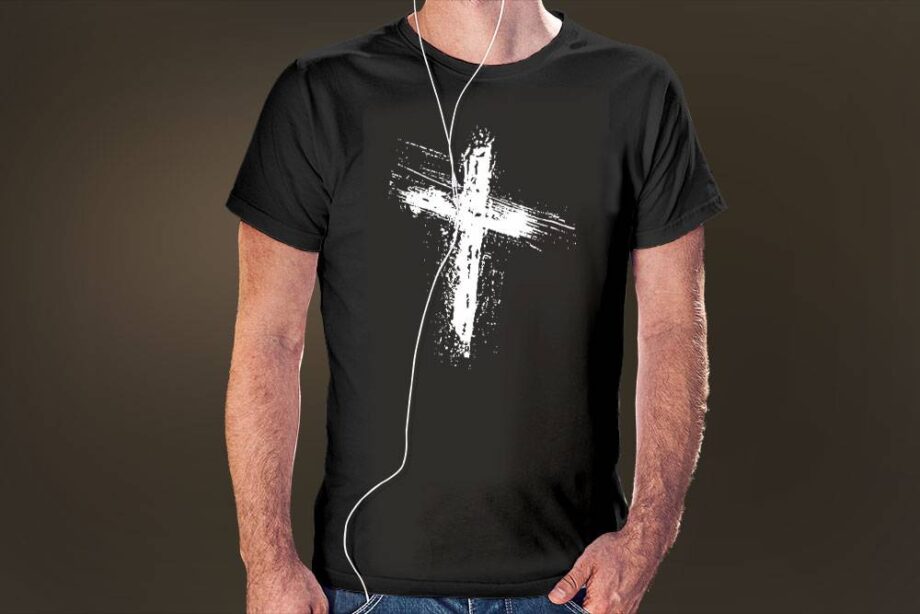 Grunge Cross T-Shirt