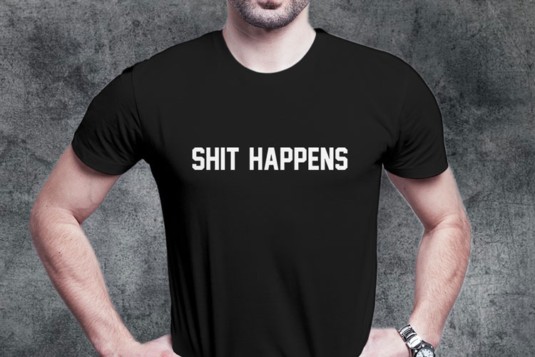 Shit Happens T-Shirt | Funny T-Shirts | Cool Tees NZ