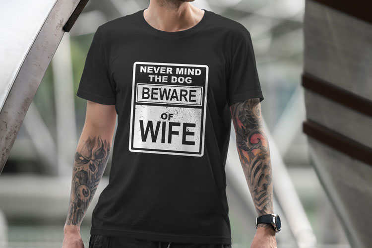 Beware Of Wife T Shirt Funny T Shirts Cool Tees Nz