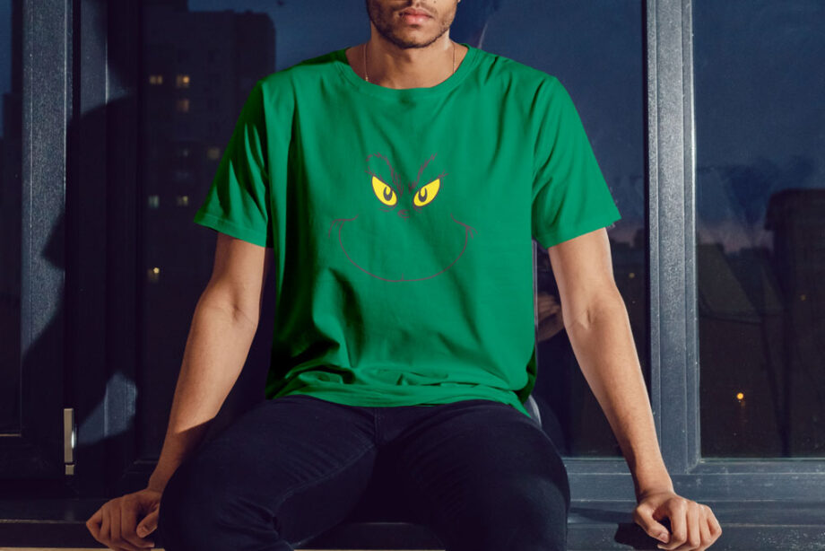 Grinch Face Green T-Shirt