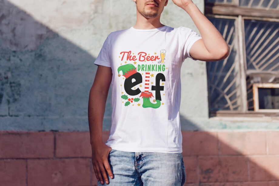 The Beer Drinking Elf T-Shirt