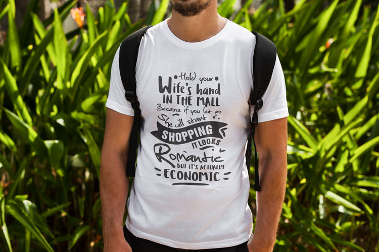 Romantic Economic Shopping T-Shirt | Funny Tees | Cool Tees NZ