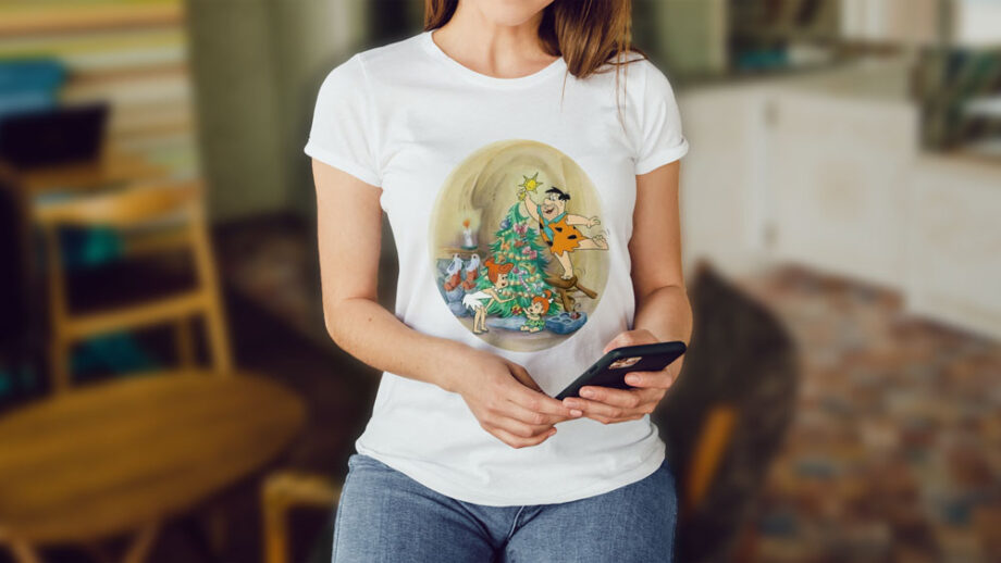 Cartoon Character Christmas Celebration T-Shirt