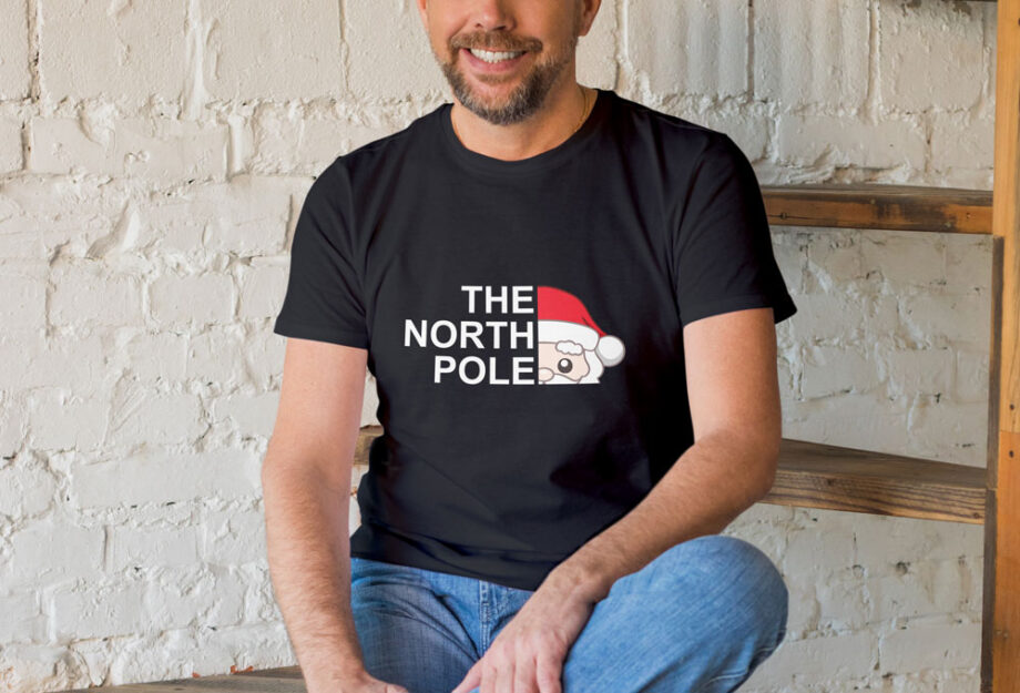 The North Pole Christmas T-Shirt